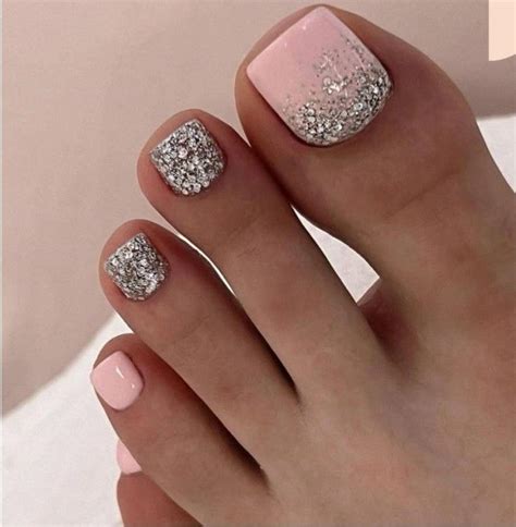 clear toe nail designs