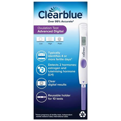Clearblue Ovulation Test Kit Chemist Warehouse