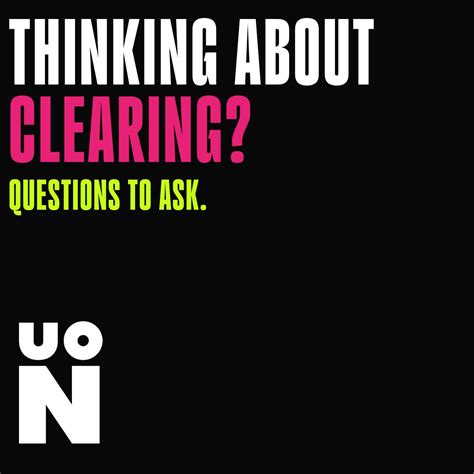 clearing questions