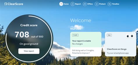 clearscore credit file