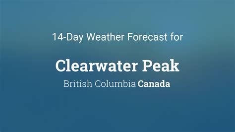 Clearwater Bc Weather