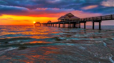 clearwater beach sunset