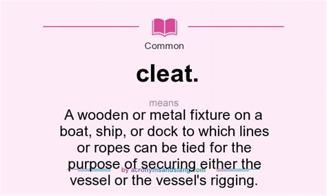 Cleat Boat Definition