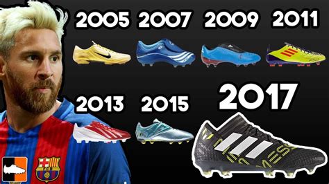 cleats that messi has worn