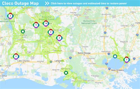 cleco outage map