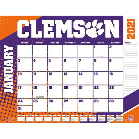 clemson academic calender