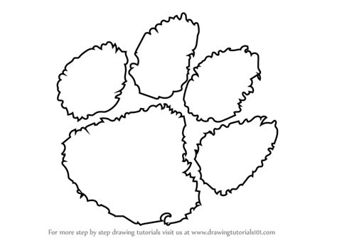 Clemson Tigers Drawing
