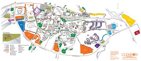 Clemson University Map