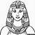 cleopatra coloring page