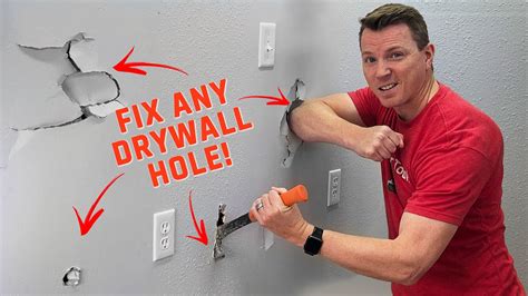 How to Fix Holes in Drywall 4 Easy Methods YouTube