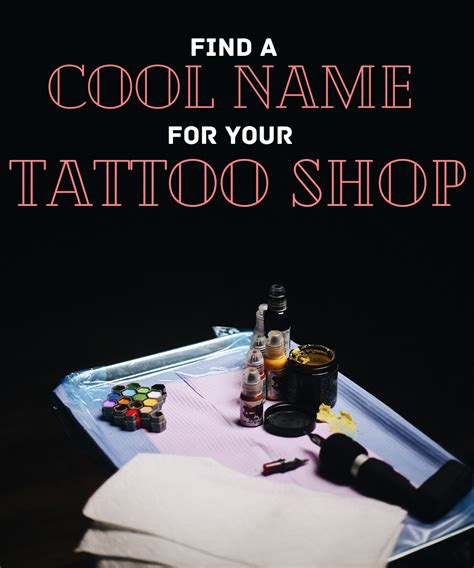 Review Of Clever Tattoo Shop Names Ideas