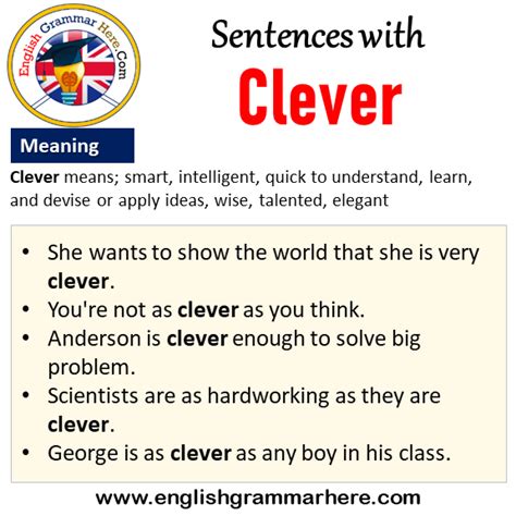 clever meaning british