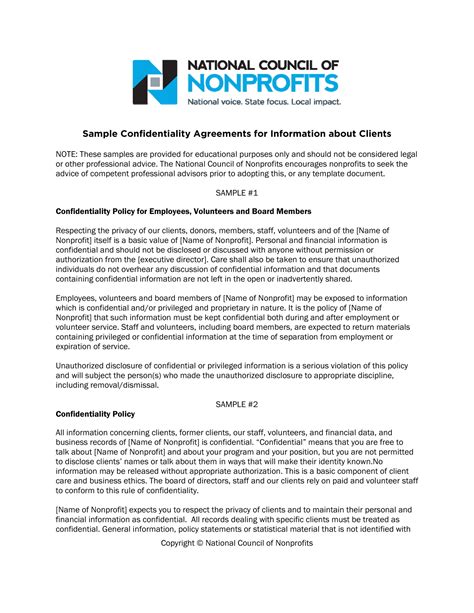 FREE 8+ Client Confidentiality Agreement Templates in PDF