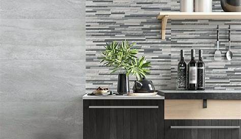 Cliff White,Black,Grey porcelain splitface effect wall,feature tiles