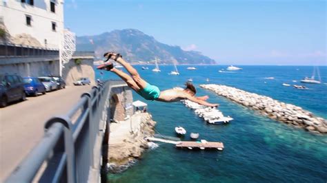 Cliff Diving Amalfi Coast