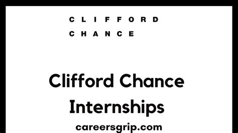 clifford chance login careers