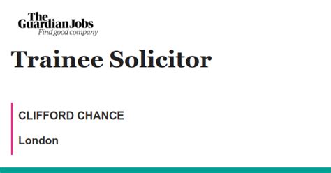 clifford chance trainee solicitor salary