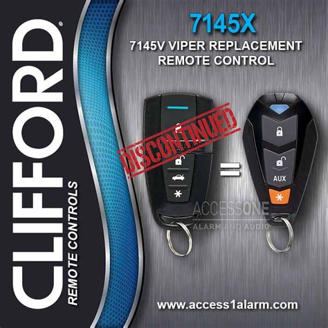 Clifford 7141X Replacement Remote for Select Clifford Systems