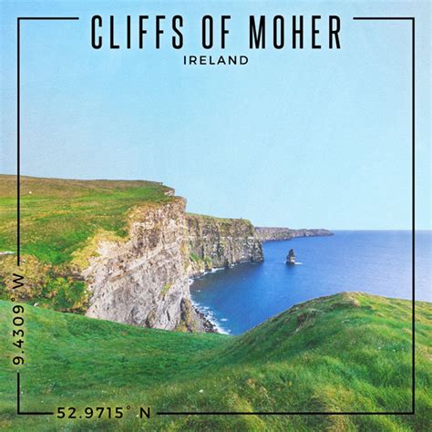 cliffs of moher are in what coordinates