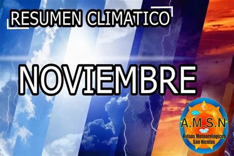 clima de noviembre 2023