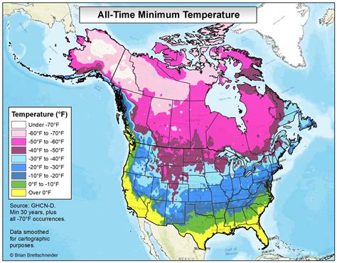 Climate Zone Map Usa And Canada