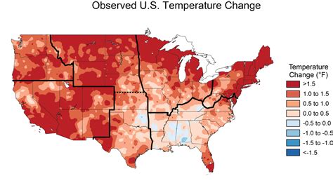climate change impact map usa