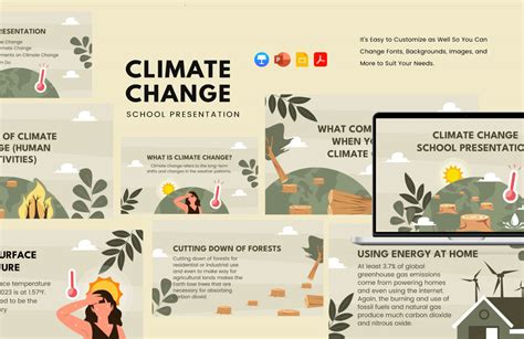 climate change presentation for students in english