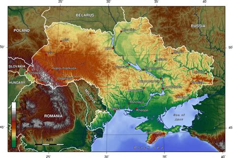 climate map of ukraine