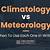 climatology vs meteorology jobs