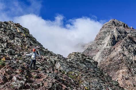 Climbing Pyramid Peak