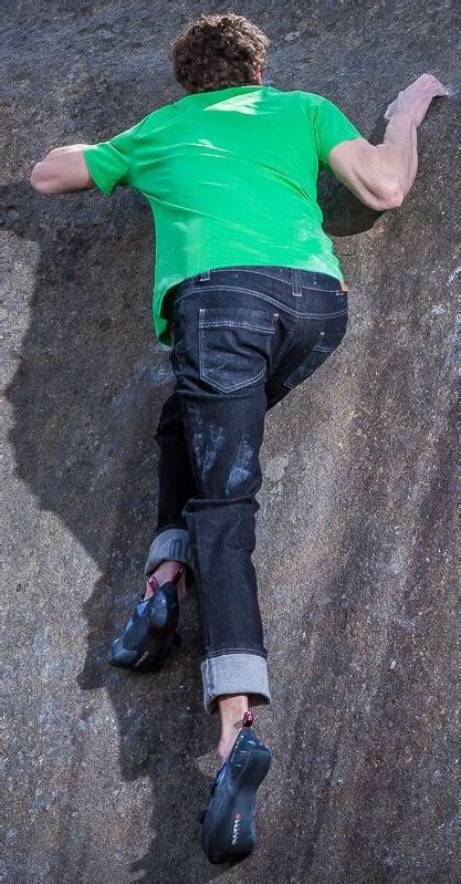 Climbing With Jeans