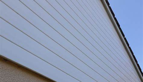 Clin de bardage PVC Finition Fortex double clin blanc