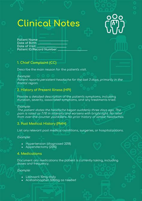 FREE 9+ Sample Clinic Note Templates in PDF MS Word