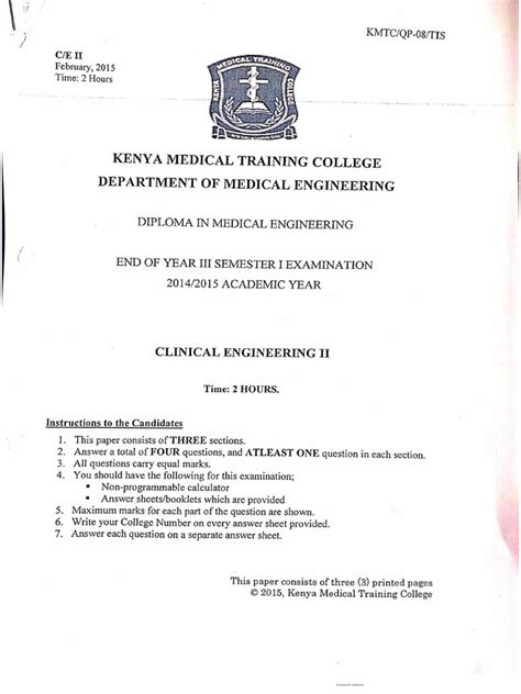 Clinical Coding Exam Past Papers