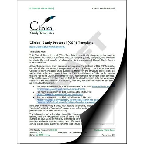 clinical study protocol example