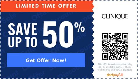 clinique voucher codes uk