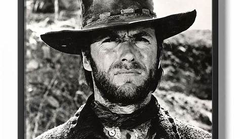 Clint Eastwood Cowboy Guns Western Film Icon Art Wall Room