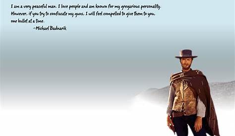 Clint Eastwood Western Quotes / Movie