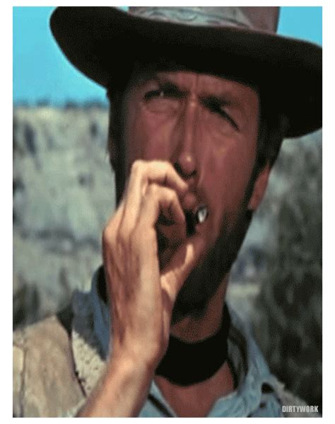 clint eastwood hat tip gif