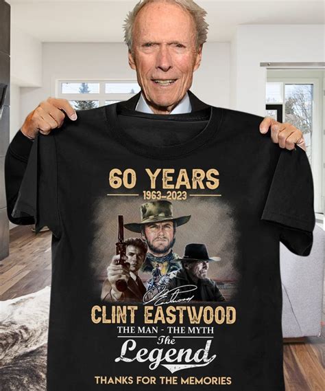 clint eastwood t-shirts for sale