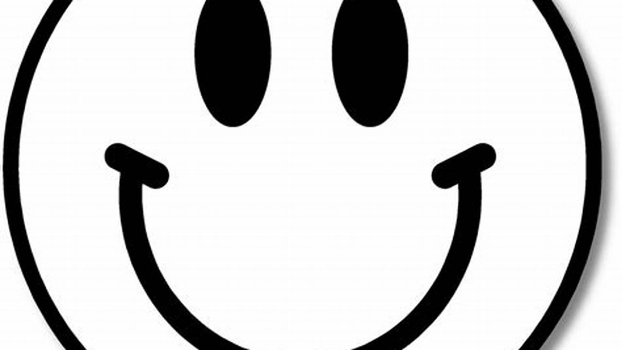 Discover the World of "Clip Art Smiley Face Black and White": Unlocking Emotional Expression