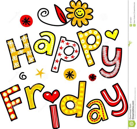 clip art happy friday work