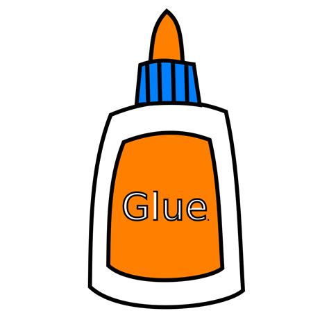 clip art of bottle glue