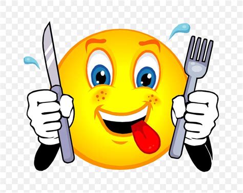 clip art of emoji eating