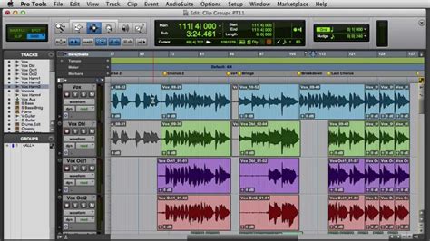 Clip Group Pro Tools