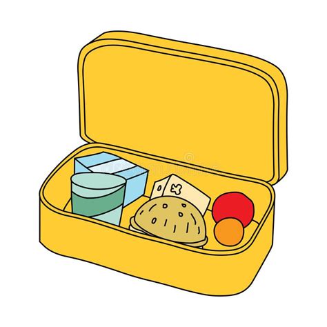 Clip Art Lunchbox School Meal Box School Lunch Box Png , Free