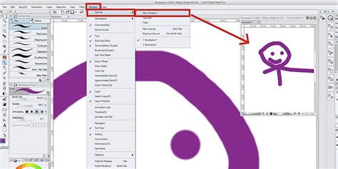 Clip Studio Paint Reference Window