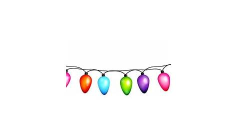 Christmas lights Clip art - Christmas Glowing Lights PNG Clipart Image