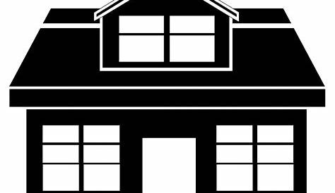 Hausdach Fenster Holzhaus Haus Schwarz Und Weiß Clipart, Haus