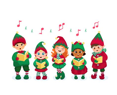 clipart of christmas carolers